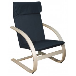 Regency 2000NTBK Niche Mia Bentwood Reclining Chair in Natural/ Black