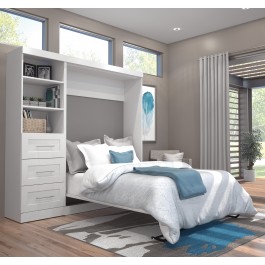 Bestar 26868-17 Pur By 84" Full Wall Bed Kit in White