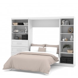 Bestar 26892-17 Pur 120" Full Wall Bed kit in White
