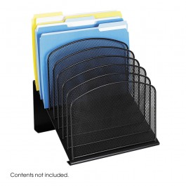 Safco Onyx 8 Tiered Sections Black 3258BL