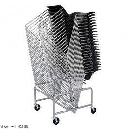 Safco Sled Base Stack Chair Cart Silver 4190SL