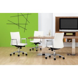 Encore 4294-L Notion Low Back Synchro Tilt Fixed Aluminum Arms Chair