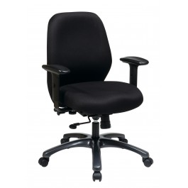 Office Star Pro-Line II Chair Black/Metal 54666-231
