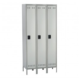 Safco Single Tier Locker 3 Column Gray 5525GR