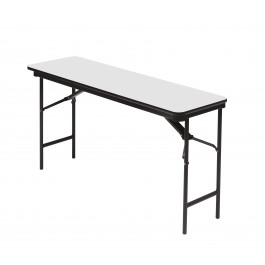 Iceberg Premium Wood Laminate Folding Table 18 x 60 - Gray 55277