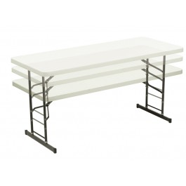 Iceberg IndestrucTable TOO 1200 Series Adjustable Height Folding Table 30 x 72 - Charcoal 65627
