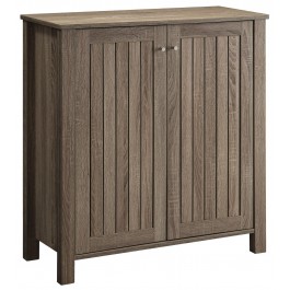 Coaster 950551 Accent Cabinets Shoe Cabinet/Accent Cabinet in Weathered Grey