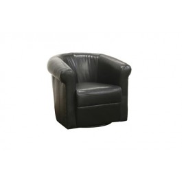 Wholesale Interiors Arm Chair Black Brown A-282-Black
