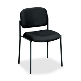 Basyx Armless Guest Chair 21-1/4" x 21" x 32-3/4" Black BSXVL606VA10