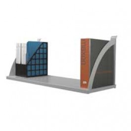 Basyx BSXVSH24GYGY 24" Partition Mounted Shelf in Gray