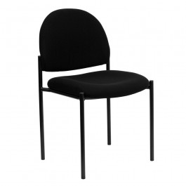 Flash Furniture Black Fabric Stacking Chair BT-515-1-BK-GG