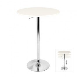 Lumisource BT-ADJ23TW W Adjustable Bar Table
