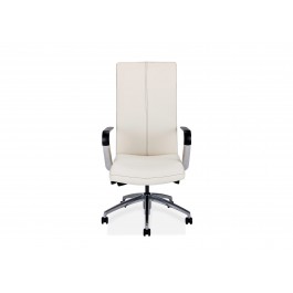 Cabot Wrenn CW5800ST Sleek Mid Back Swivel Tilt Chair with Leather Arm Caps
