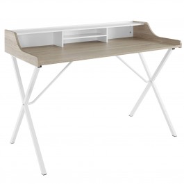 Modway EEI-1327-OAK Bin Desk in Oak
