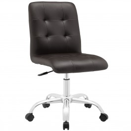 Modway EEI-1533-BRN Prim Mid Back Office Chair in Brown