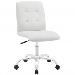 Modway EEI-1533-WHI Prim Mid Back Office Chair in White