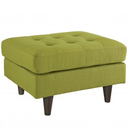 Modway EEI-1667-WHE Empress Upholstered Ottoman in Wheatgrass