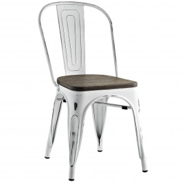Modway EEI-2028-WHI Promenade Bamboo Side Chair in White