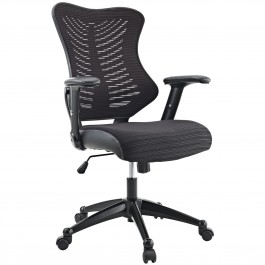 Modway EEI-209-BLK Clutch Office Chair in Black