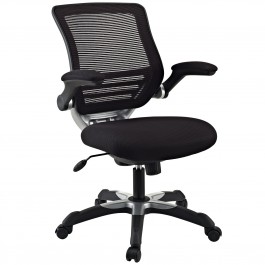 Modway EEI-594-BLK Edge Office Chair in Black