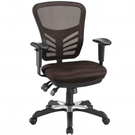 Modway EEI-757-BRN Articulate Office Chair in Brown