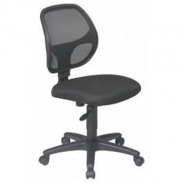 Office Star Work Smart Black Fabric EM2910