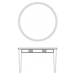 Cabot Wrenn ERO2421 Ellora Round End Table