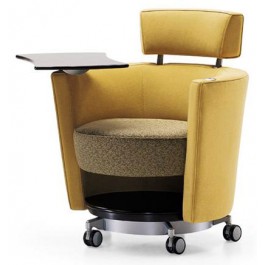 Haworth Hello Seating Mobile Lounge Chair with Tablet 4855-0043