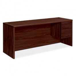 HON Single Pedestal Credenza Right 72" x 24" x 29-1/2" Mahogany HON10745RNN