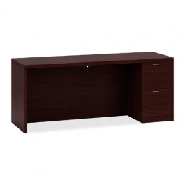 HON Right Credenza File/File 72" x 24" x 29-1/2" Mahogany HON115903RAFNN