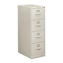 HON 4 Drawer File Vertical Legal 18-1/4" x 26-1/2" x 52" Light Gray HON314CPQ