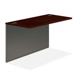HON Bridge 48" x 24" x 29-1/2" Mahogany/Charcoal HON38210NS