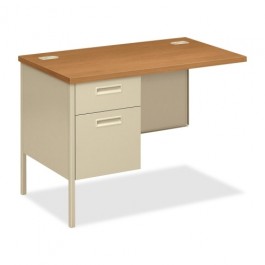 HON Left Pedestal Return 42" x 24" x 29-1/2" Harvest/Putty HONP3236LCL
