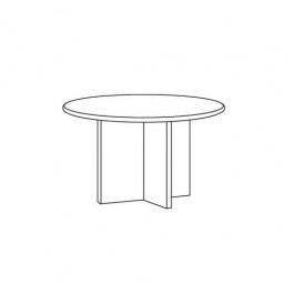 High Point Furniture Hyperwork 36 inch Round Table with X Base HW_TR36
