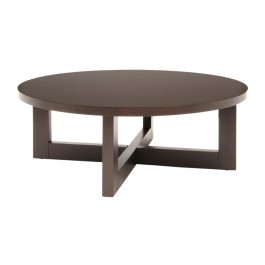 Regency HWTC3713MW Chloe 37" Round Coffee Table in Mocha Walnut