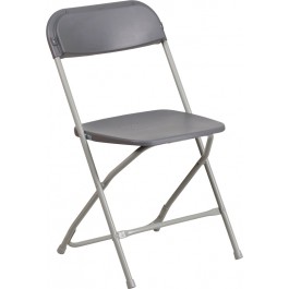 Flash Furniture LE-L-3-GREY-GG Grey Folding Chair in Gray