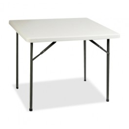 Lorell Banquet Table 250 lb Capacity 36" x 36" x 29" Platinum LLR60328
