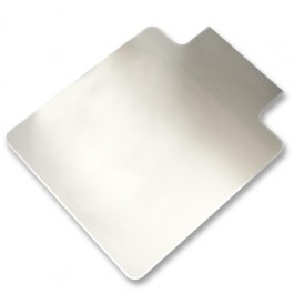 Lorell Medium Plush Chairmat Wide 46" x 60" Lip 25" x 12" Clear LLR69165