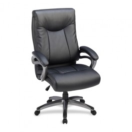 Lorell High-Back Executive Chair 27" x 30" x 46-1/2" Black LLR69516