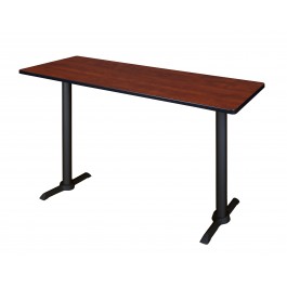 Regency MCTRCT6624CH Cain 66" x 24" Cafe Training Table in Cherry