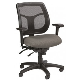 Eurotech Seating Apollo Multi-Function with Seat Slider Fabric Seat and Mesh Back Chair MFT945SL