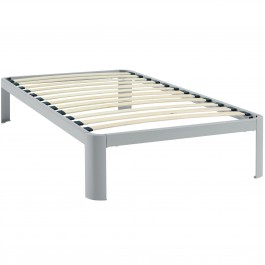 Modway MOD-5467-GRY Corinne Twin Bed Frame in Gray