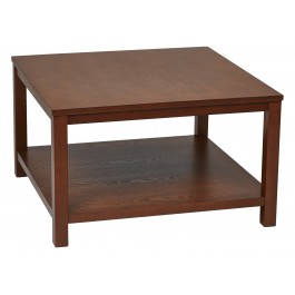 Ave Six MRG12SR1-CHY Merge 30 Square Coffee Table Cherry Finish