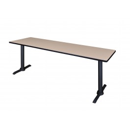 Regency MTRCT8424BE Cain 84" x 24" Training Table in Beige