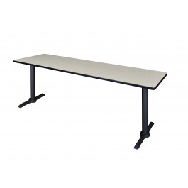 Regency MTRCT8424PL Cain 84" x 24" Training Table in Maple