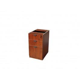 Boss Deluxe Pedestal-Full, Box/Box/File, 15.5W*22D, Cherry N166-C