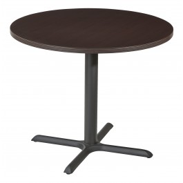 Office Star NAP-33-ESP Napa 36" Round Table in Espresso