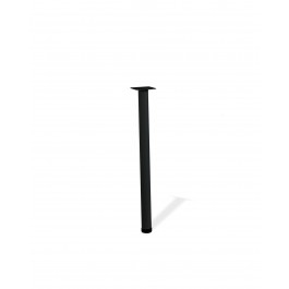 Officestar PAC-LEGPOST-BLK Pace Tables Post Leg in Black