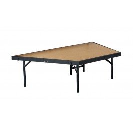 National Public Seating SP4816HB 48Wx16H Stage Units Stage Pies Medium Hardboard in Black
