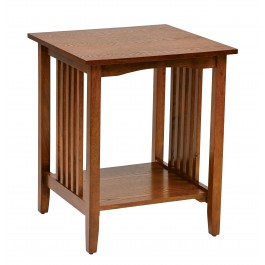 Office Star SRA08-AH Sierra Side Table in Ash